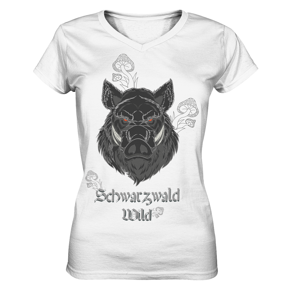 Schwarzwald Wild | Damen V-Neck Shirt