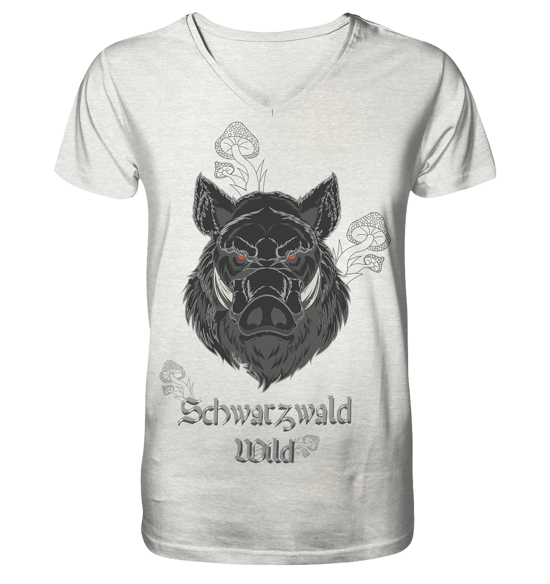 Schwarzwald Wild | Herren Bio V-Neck Shirt Organic