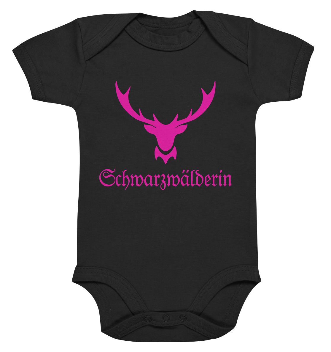 Schwarzwälderin Hirschgeweih | Organic Baby Body