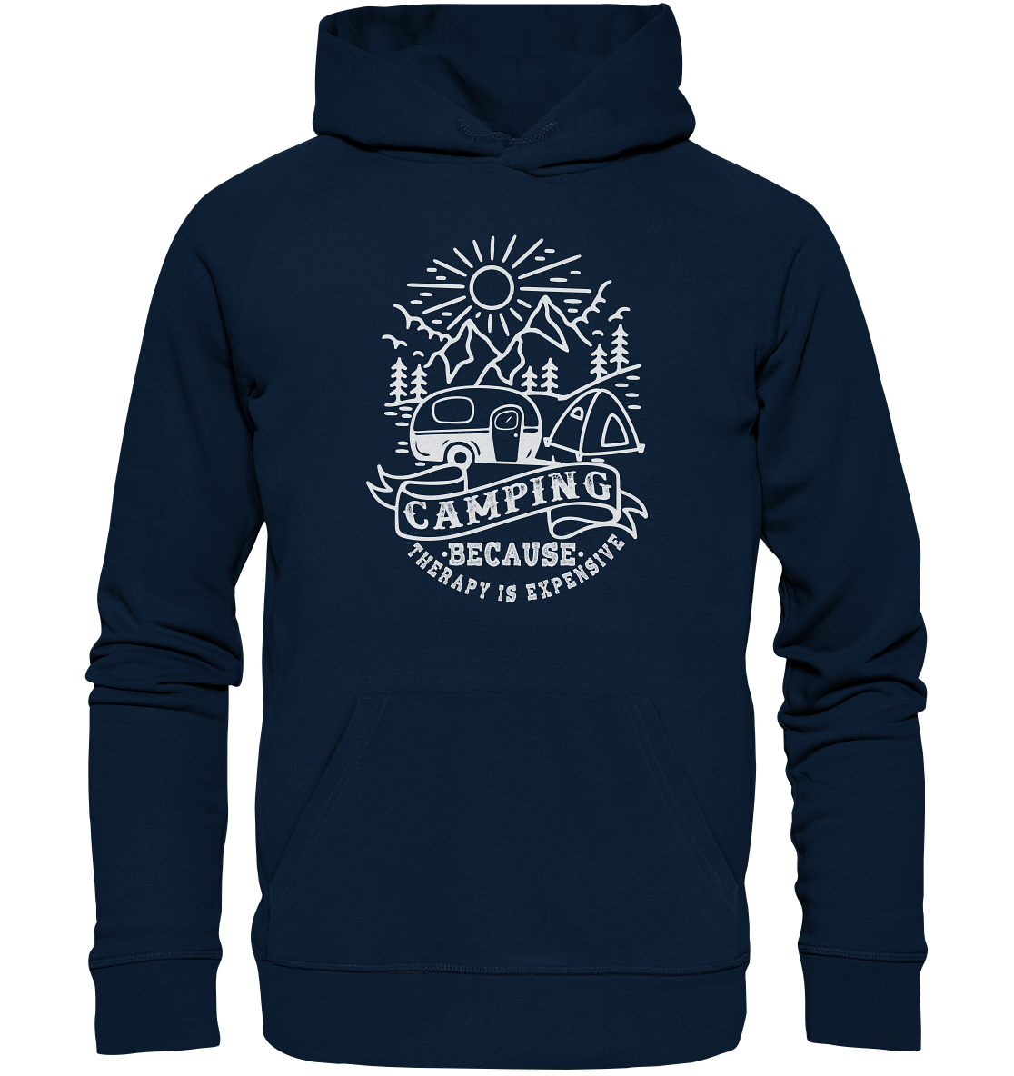 Camping Therapy | Organic Hoodie