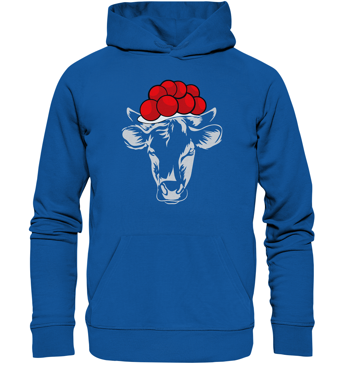 Kuh mit Bollenhut | Organic Hoodie