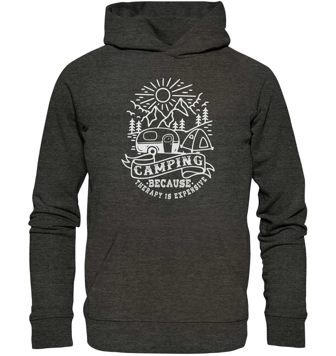 Camping Therapy | Organic Hoodie