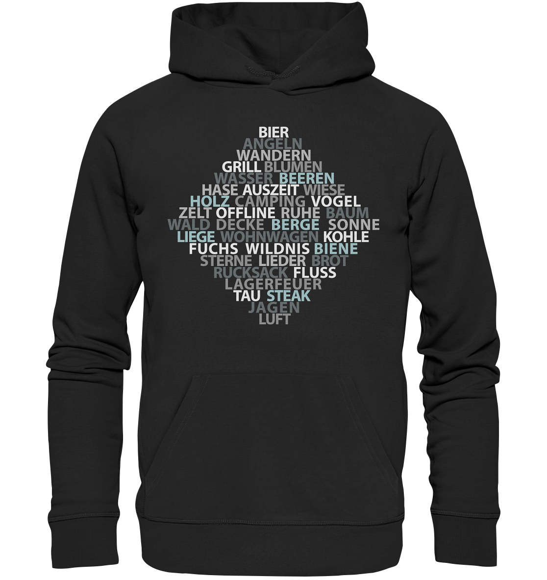 Wortsalat der Natur | Organic Hoodie