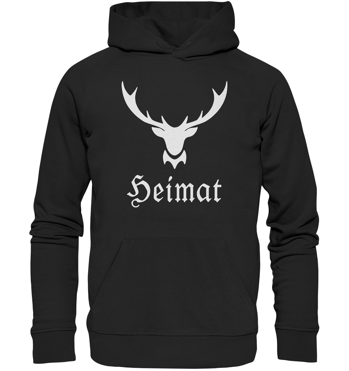 Heimat Hirschgeweih | Organic Hoodie