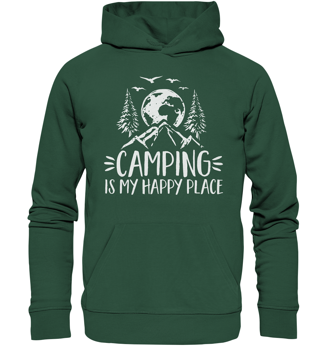 Camping Is My Happy Place | Organic Hoodie