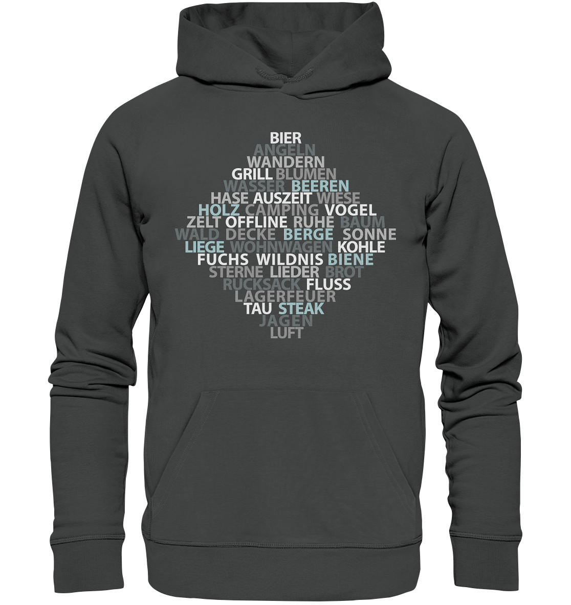 Wortsalat der Natur | Organic Hoodie