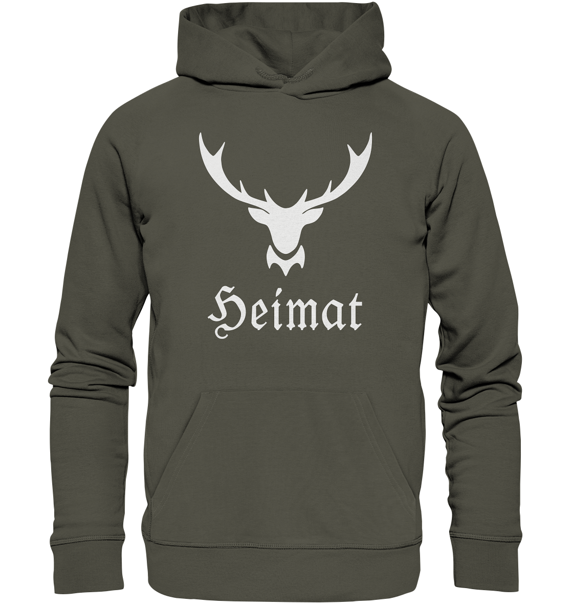 Heimat Hirschgeweih | Organic Hoodie