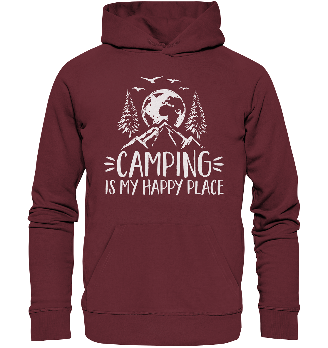 Camping Is My Happy Place | Organic Hoodie