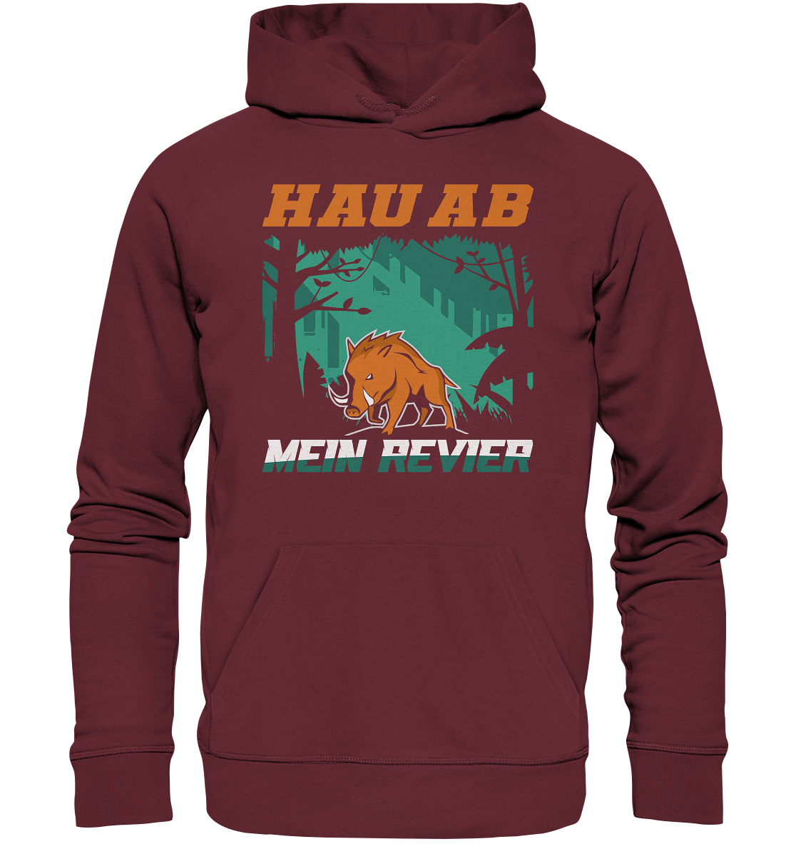 Hau Ab Mein Revier | Hoodies - Organic Basic Hoodie