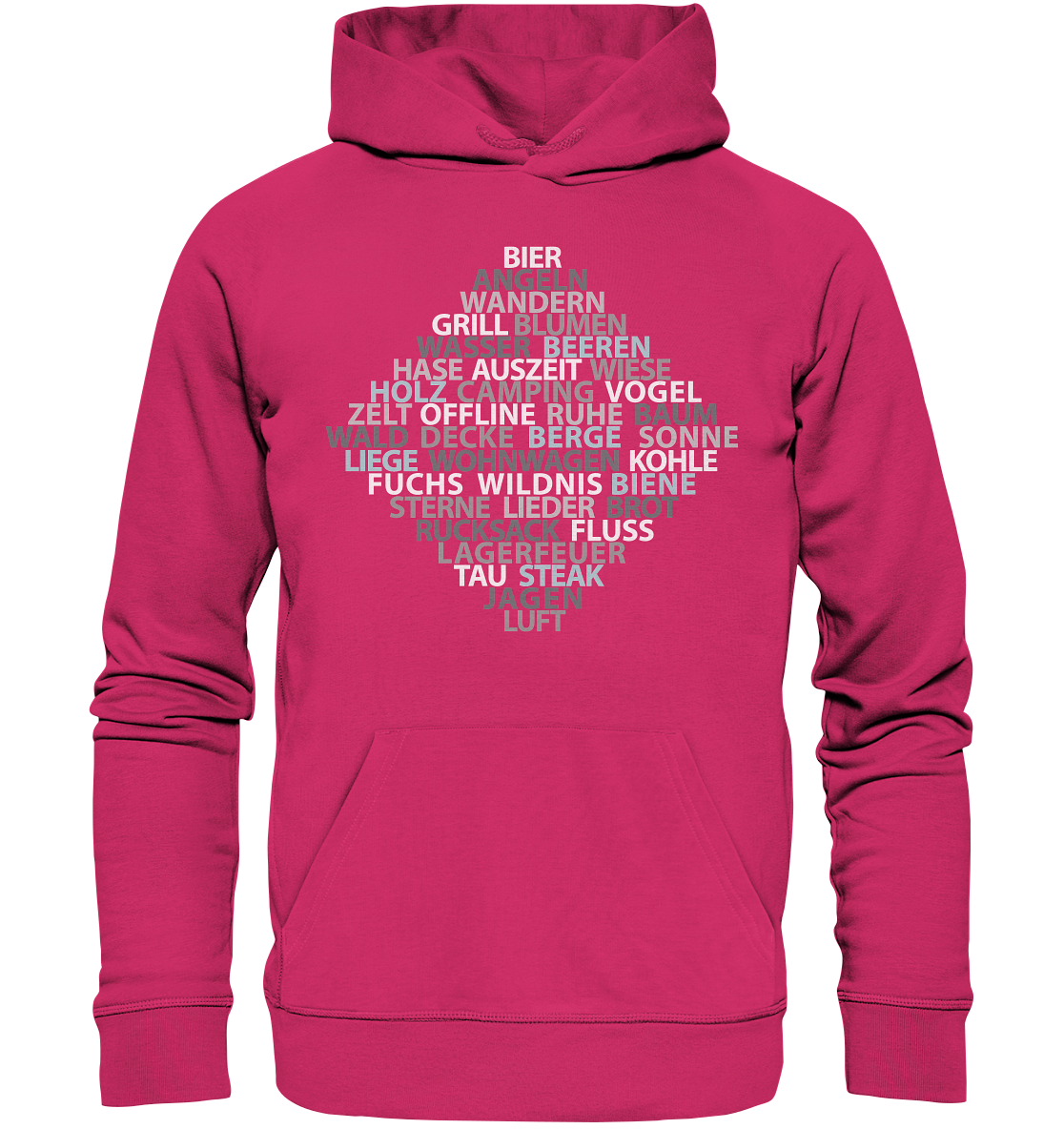 Wortsalat der Natur | Organic Hoodie