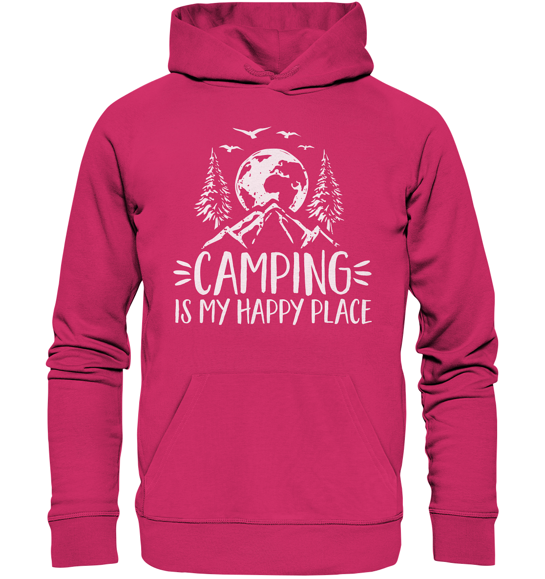 Camping Is My Happy Place | Organic Hoodie