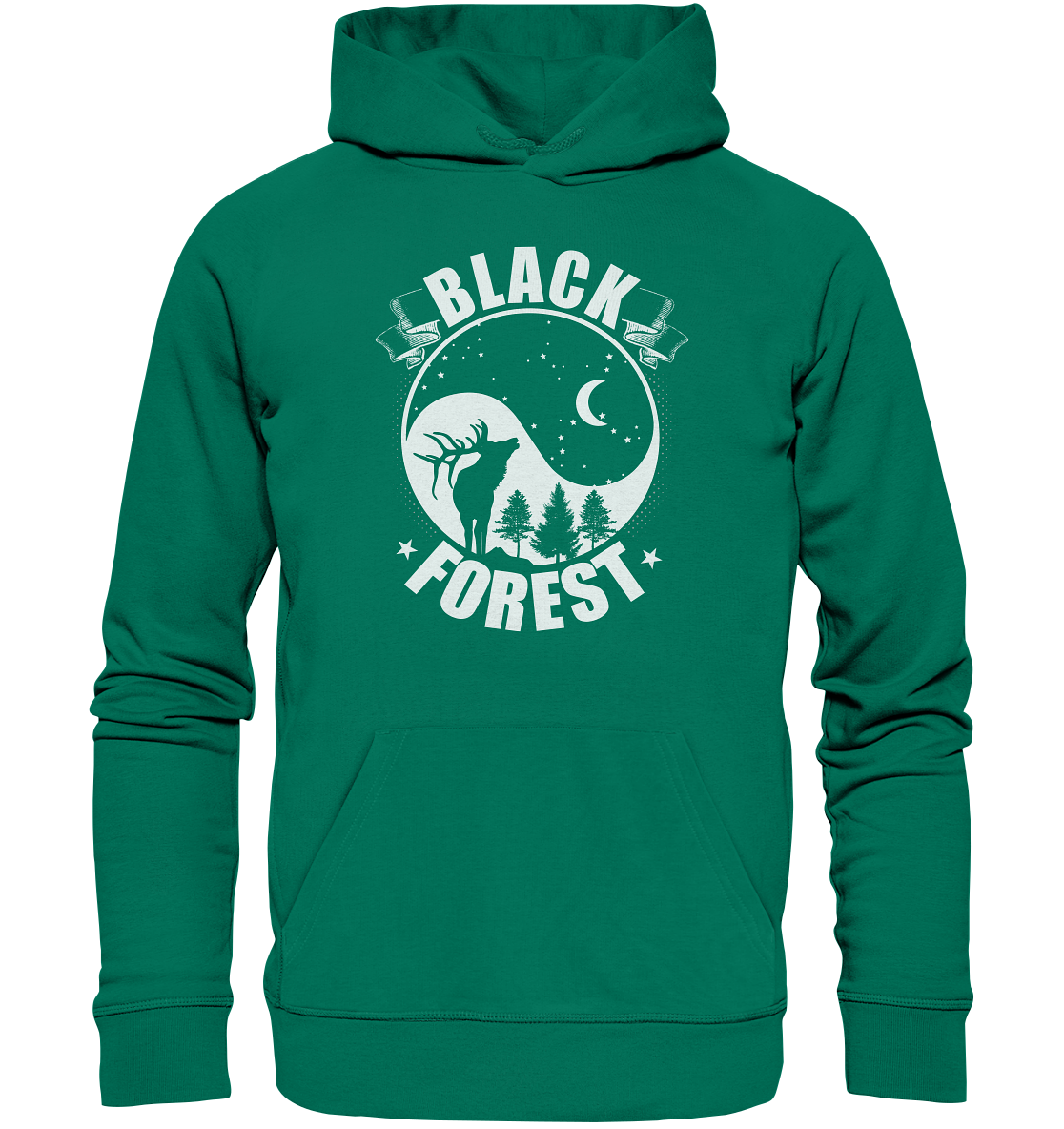 Black Forest Night | Premium Organic Hoodie