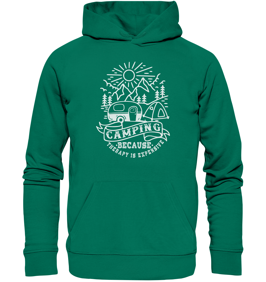 Camping Therapy | Premium Organic Hoodie