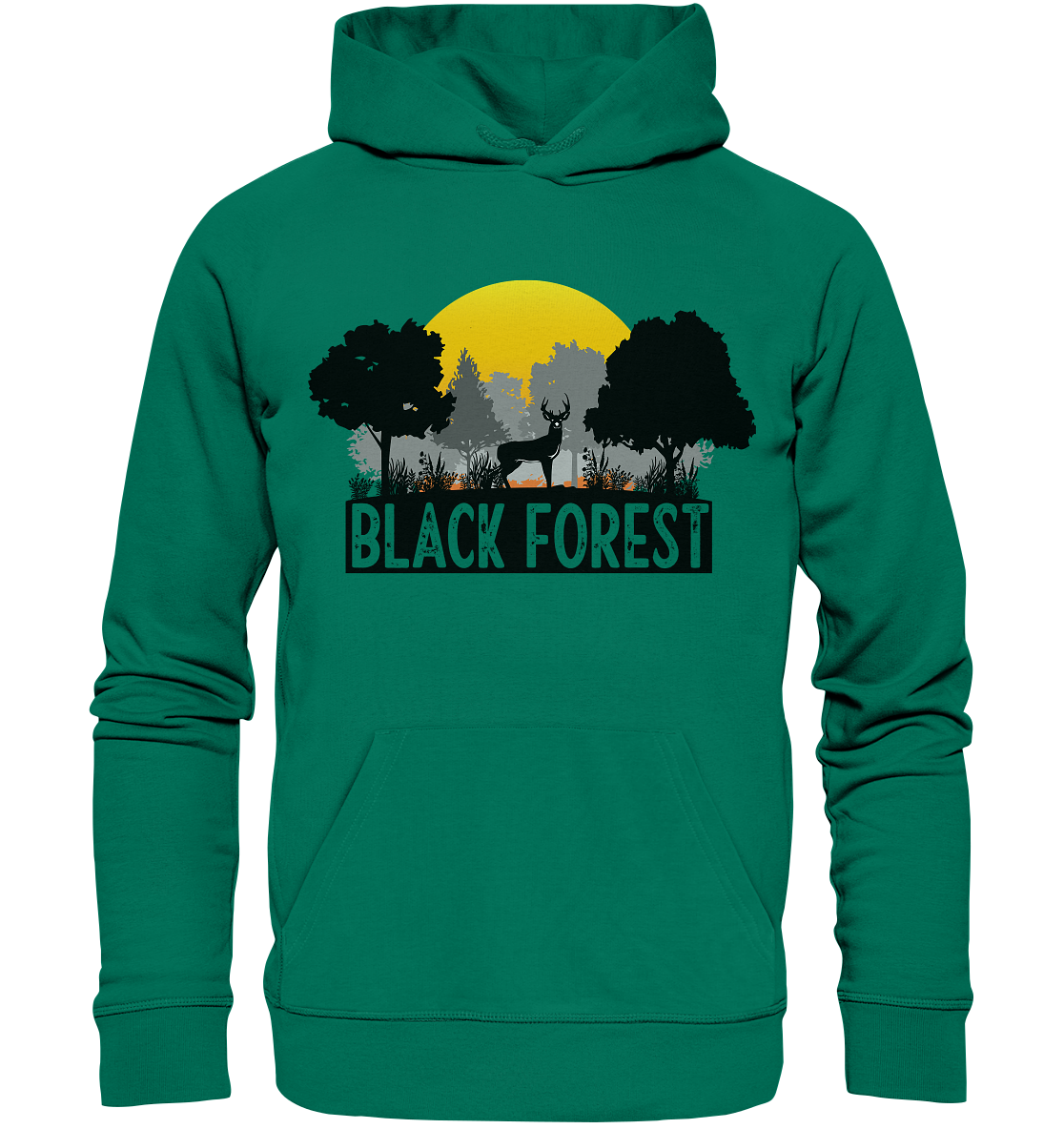 Black Forest Sunset - Organic Hoodie