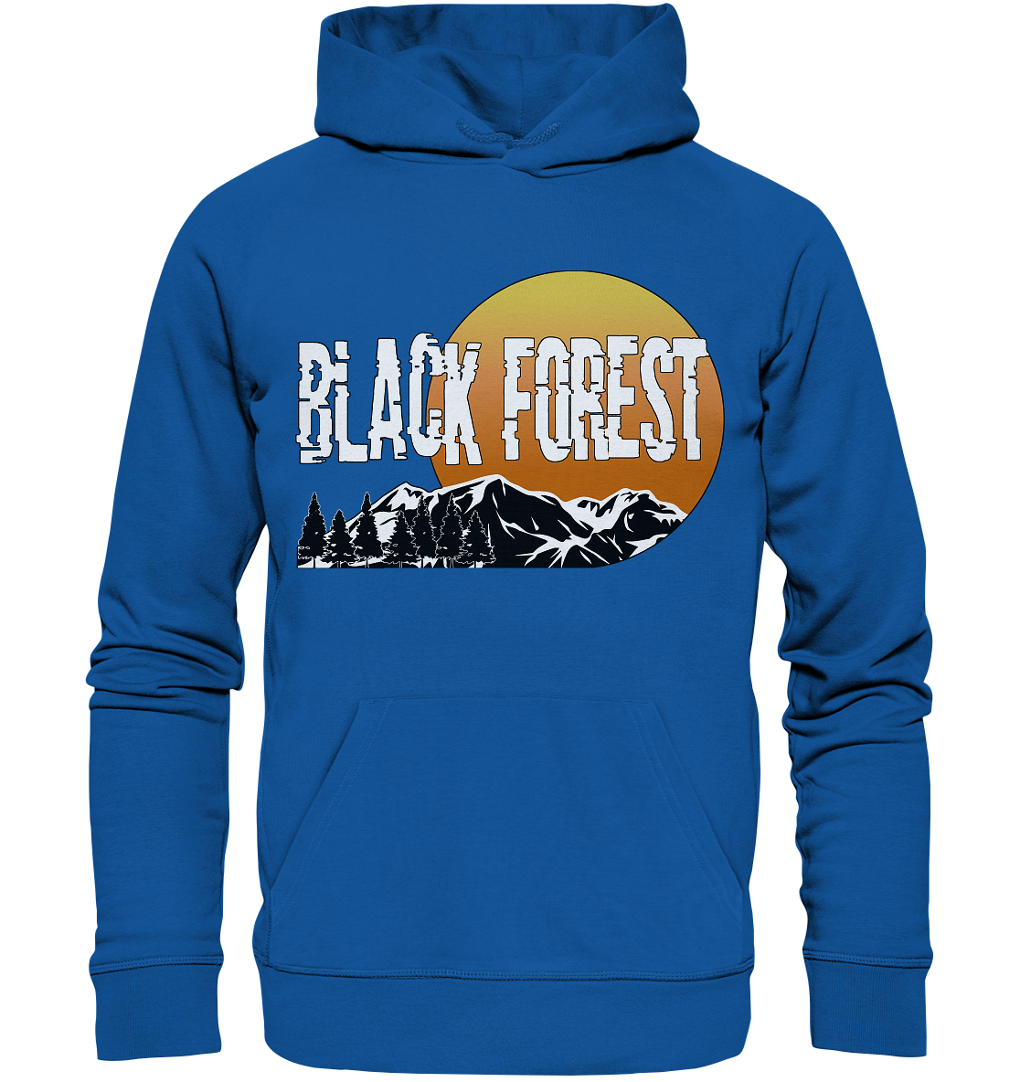 Black Forest Sonnenuntergang | Bio Hoodie Organic