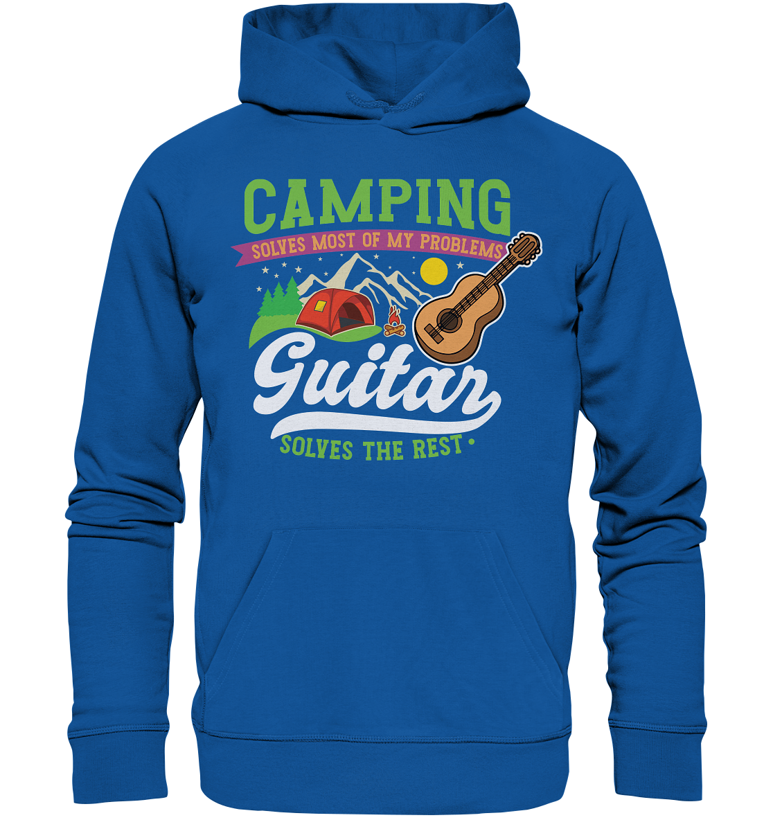 Camping & Guitar | Bio Hoodie Organic