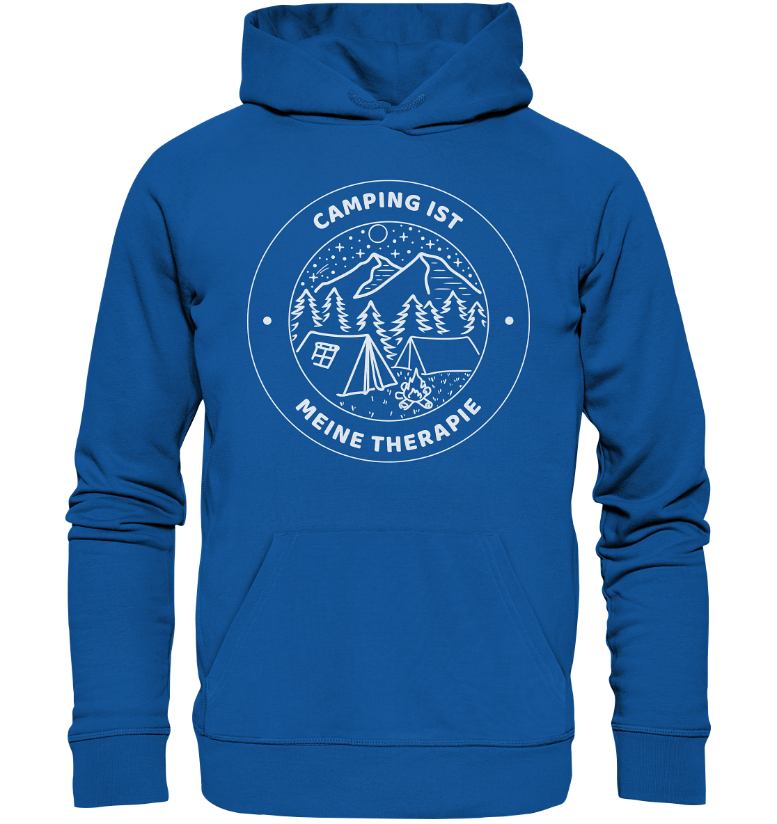 Camping ist meine Therapie | Bio Hoodie Organic