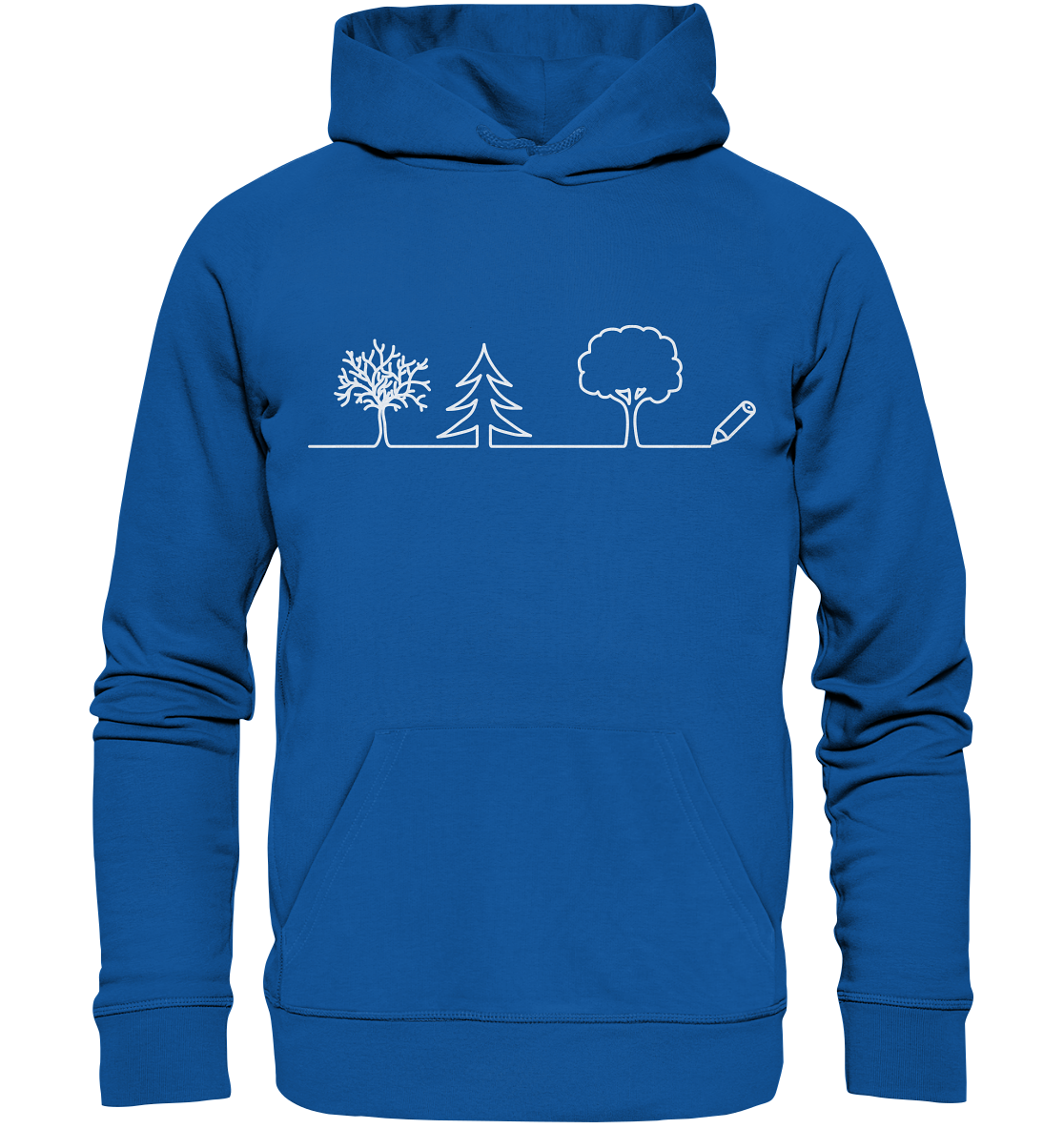 Bäume zeichnen | Bio Premium Hoodie Organic