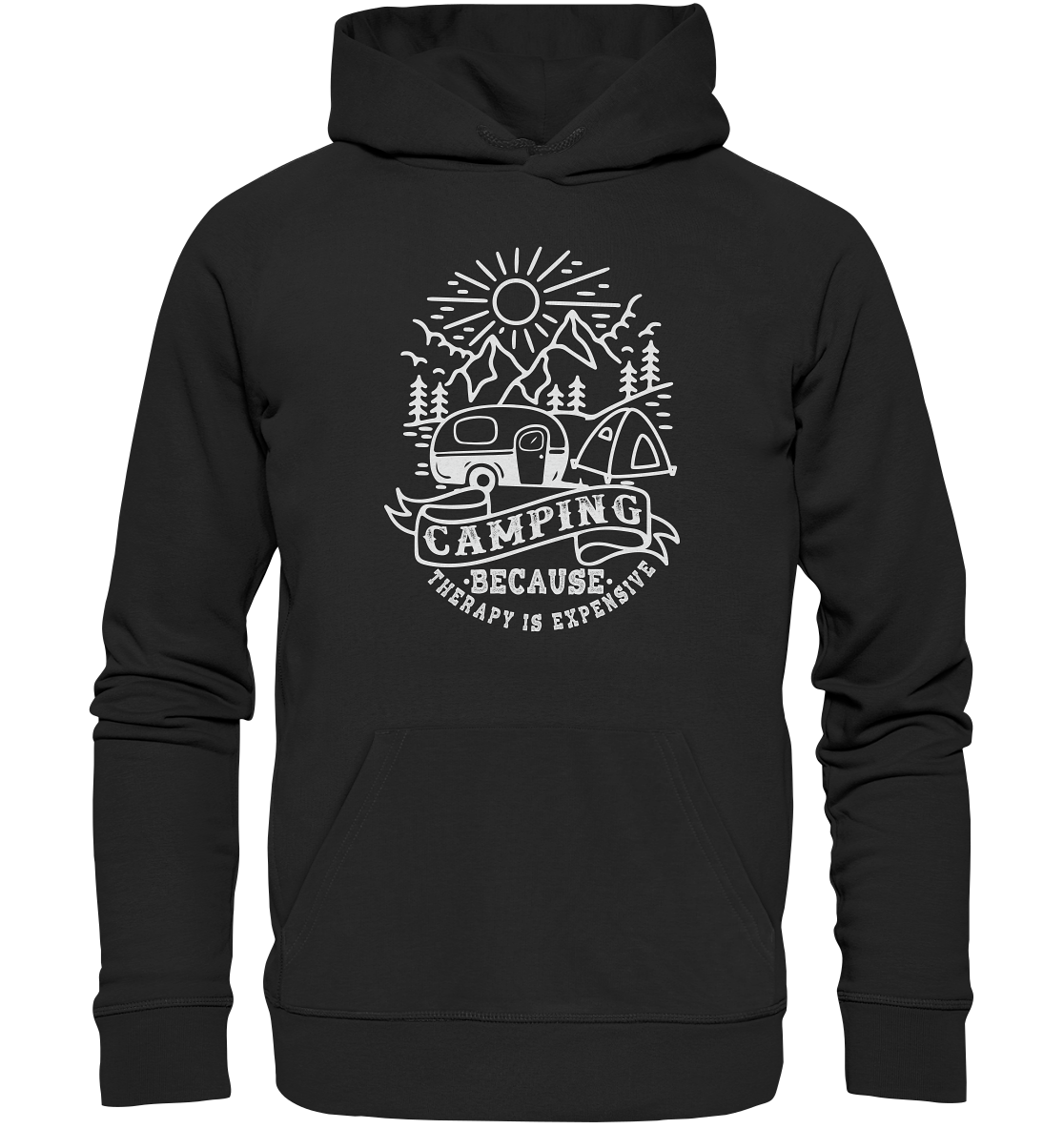 Camping Therapy | Premium Organic Hoodie