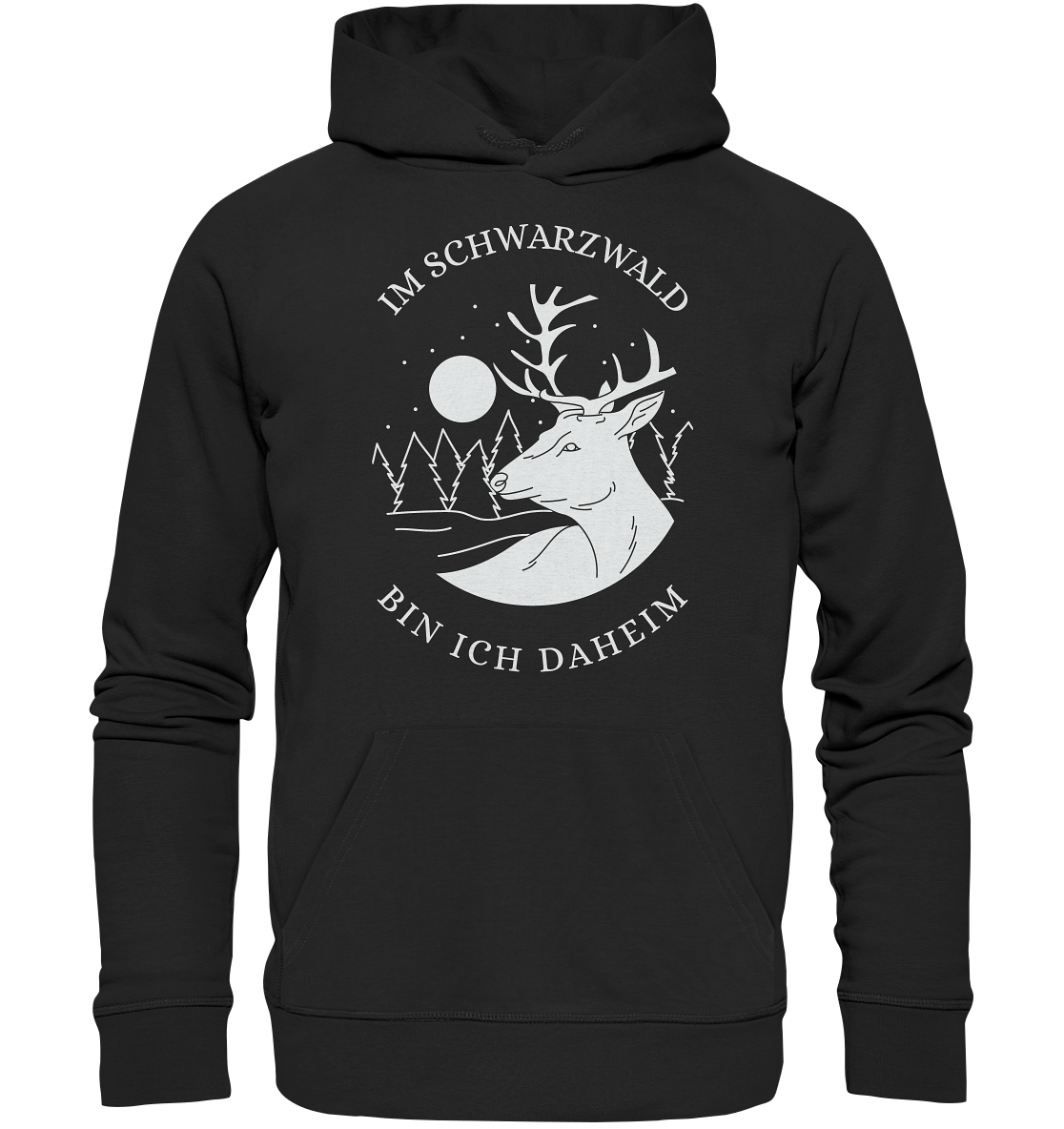 Schwarzwald Hirsch | Organic Hoodie