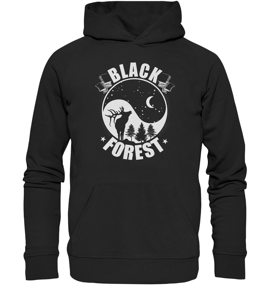 Black Forest Night | Premium Organic Hoodie