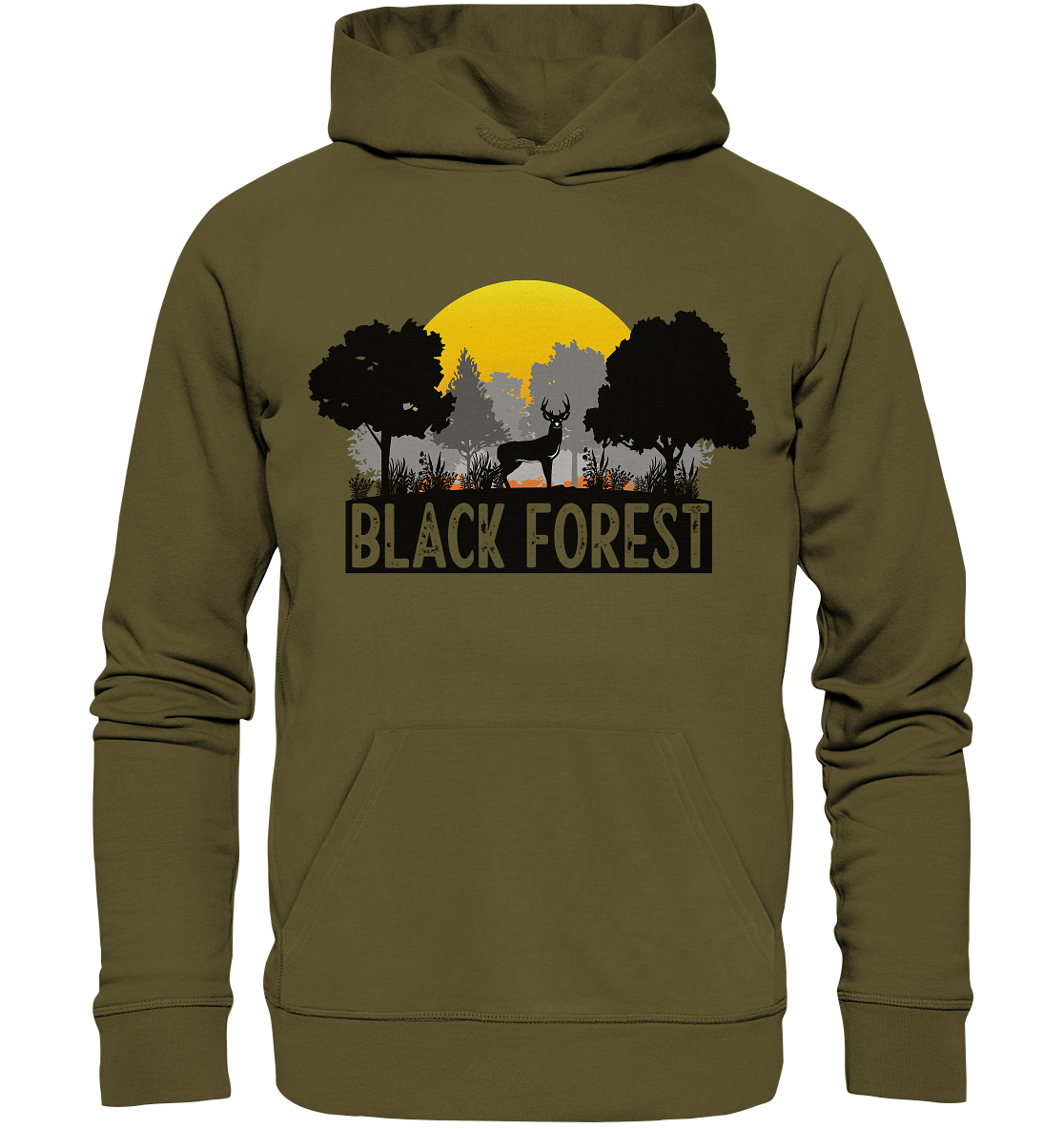 Black Forest Sunset - Organic Hoodie