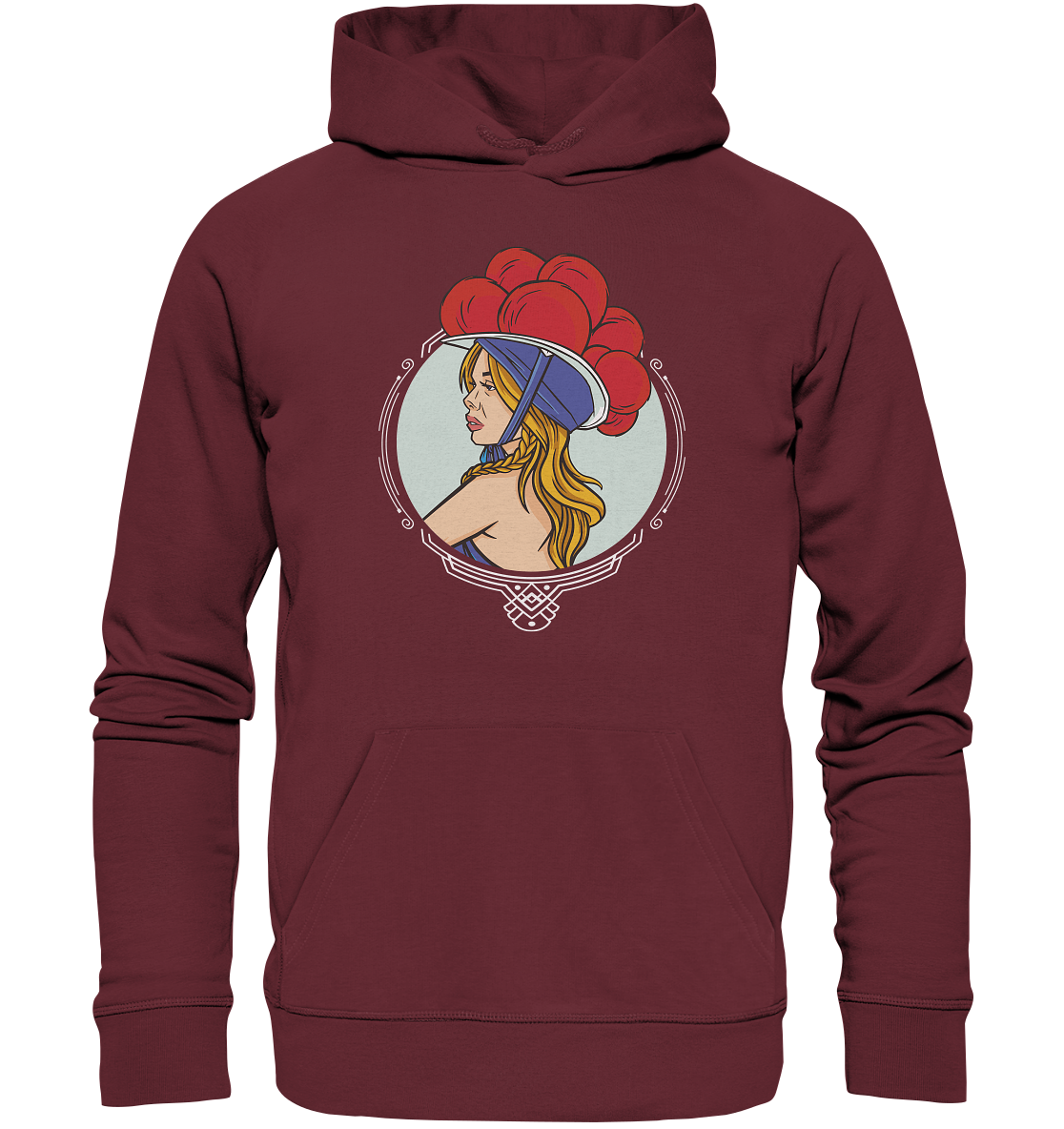 Schwarzwälderin mit Bollenhut | Premium Organic Hoodie