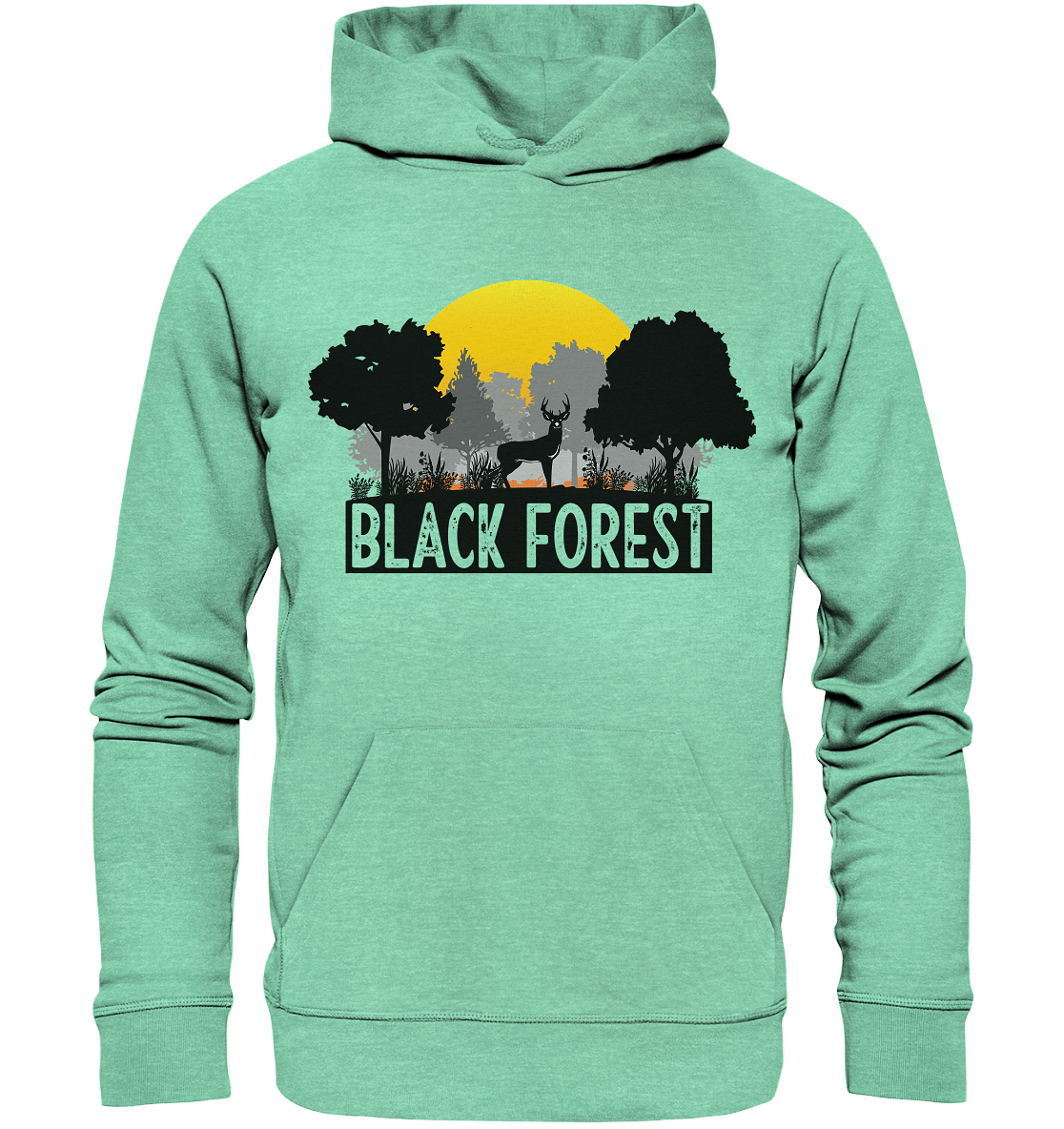 Black Forest Sunset - Organic Hoodie