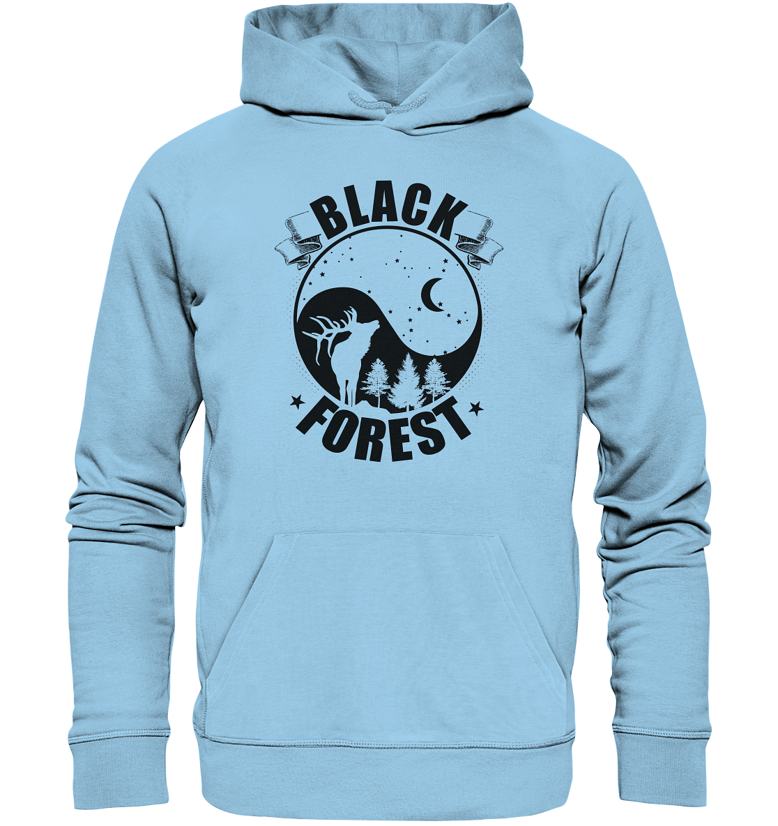 Black Forest Night | Premium Organic Hoodie