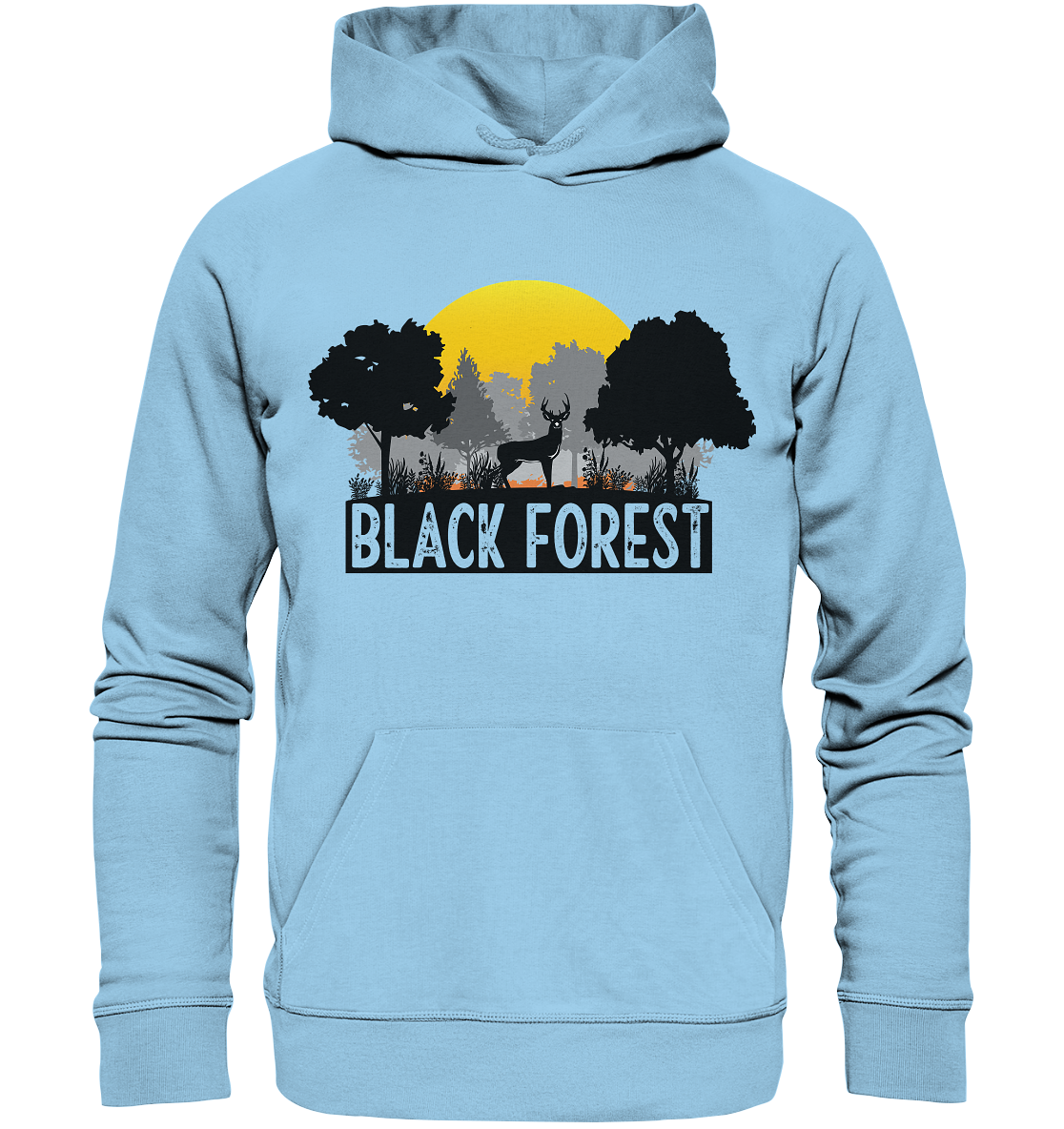 Black Forest Sunset - Organic Hoodie