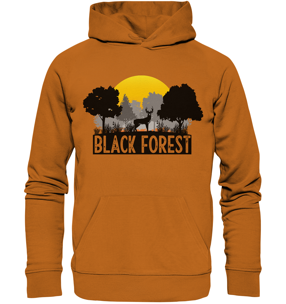 Black Forest Sunset - Organic Hoodie