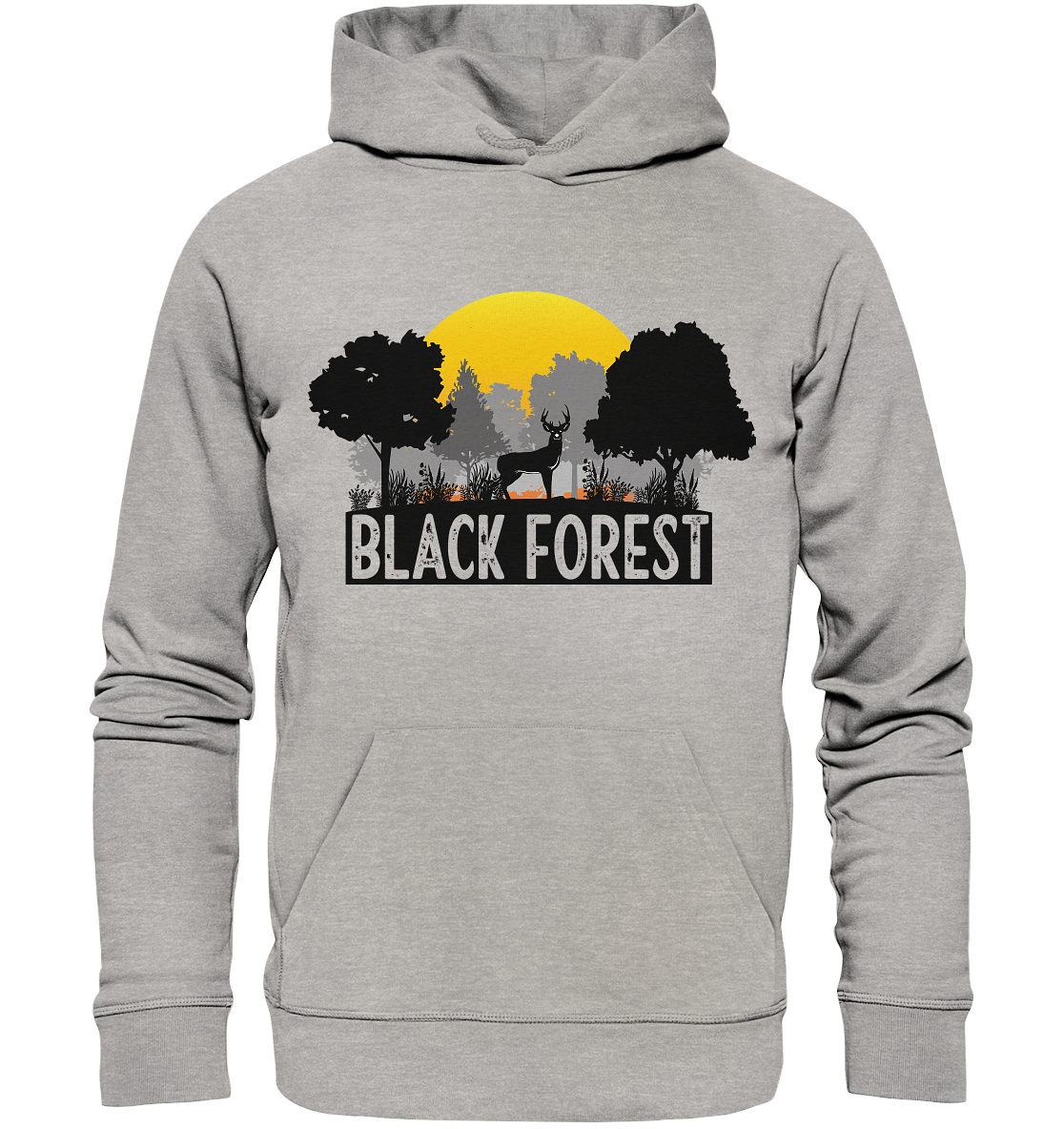 Black Forest Sonnenuntergang | Organic Hoodie