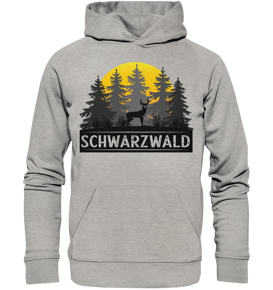 Schwarzwald Sonnenuntergang | Bio Hoodie Organic