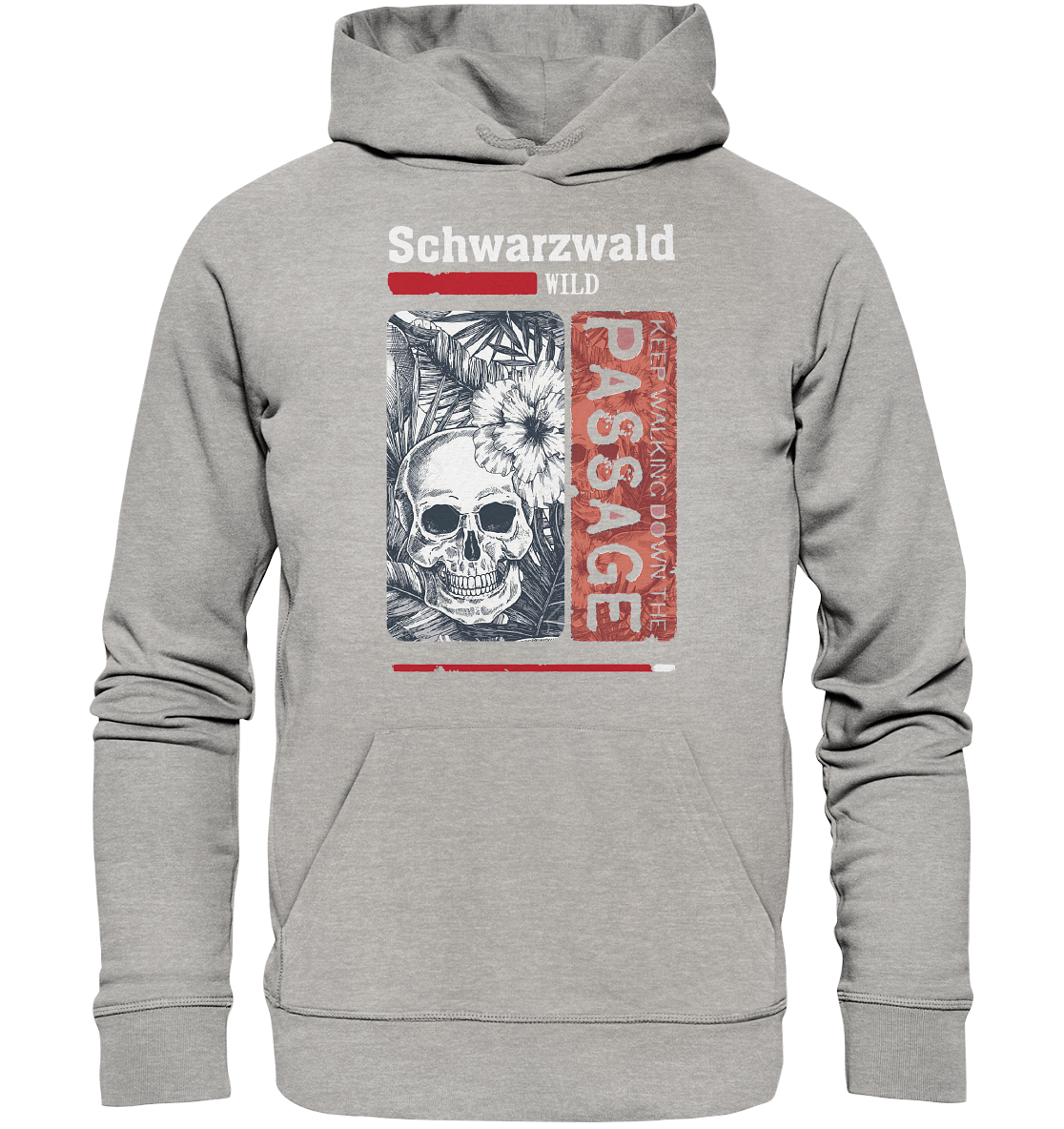 Schwarzwald Wild Passage Skull | Premium Organic Hoodie
