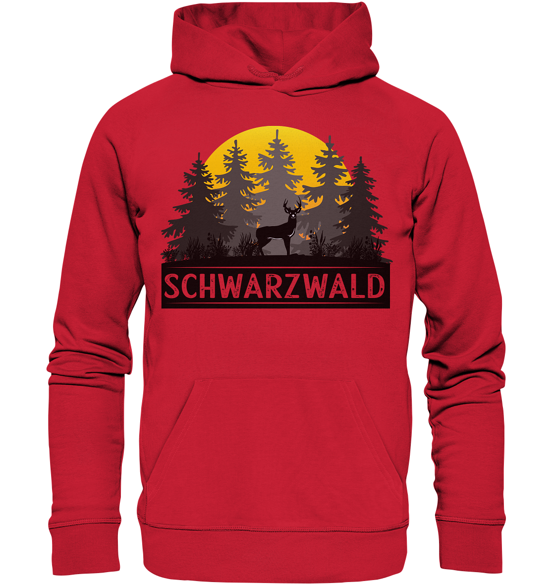 Schwarzwald Sonnenuntergang | Bio Hoodie Organic