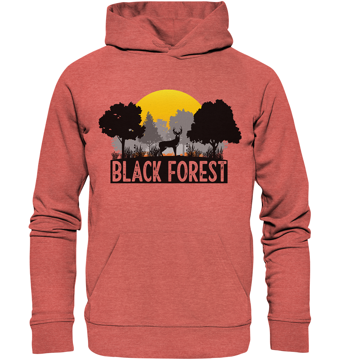 Black Forest Sunset - Organic Hoodie