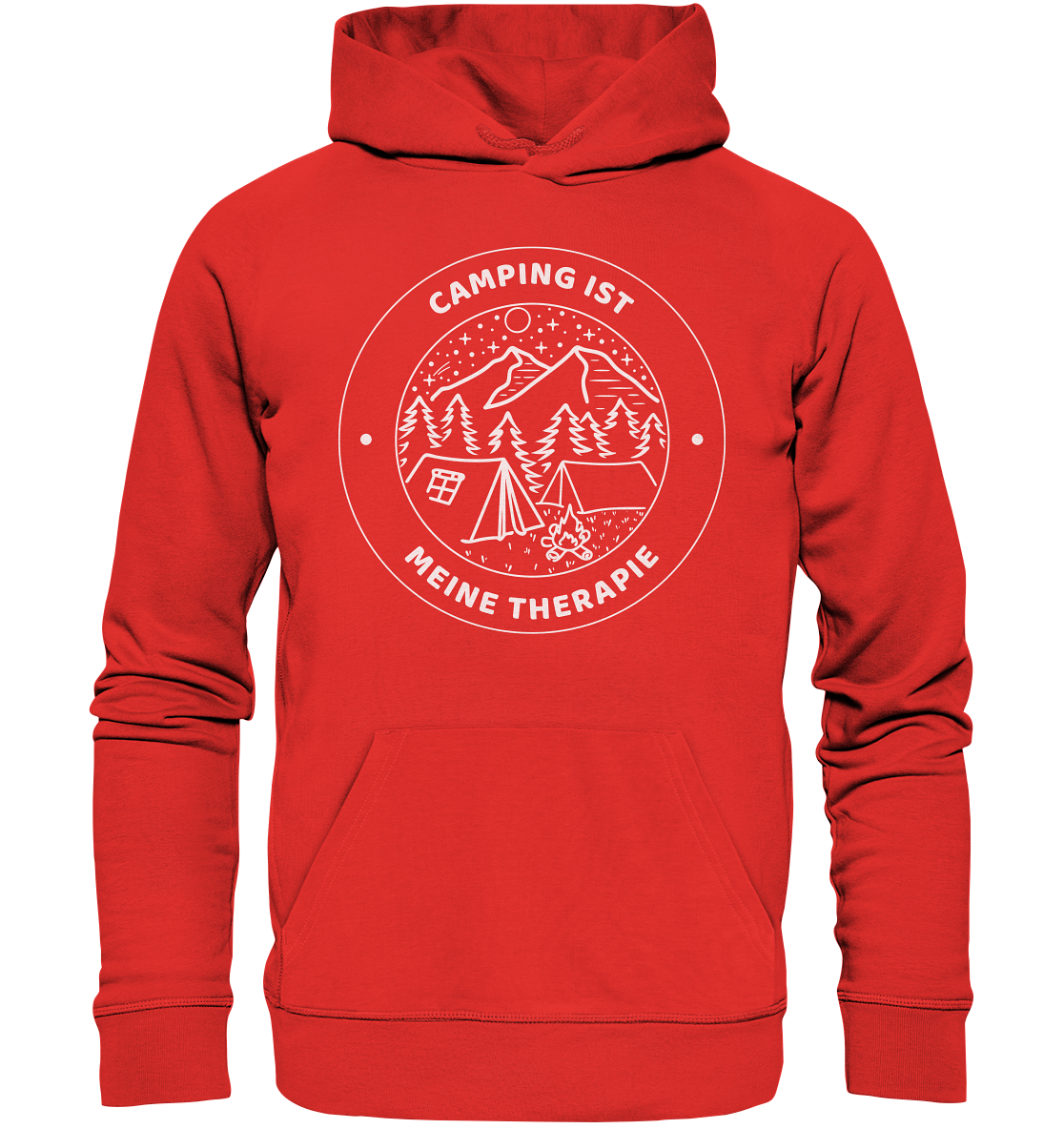 Camping ist meine Therapie | Bio Hoodie Organic
