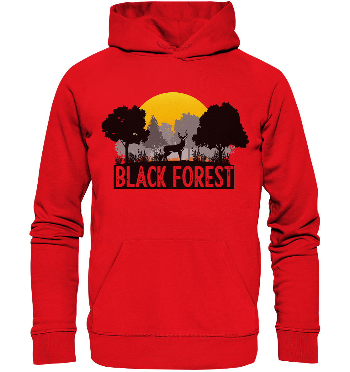 Black Forest Sunset - Organic Hoodie
