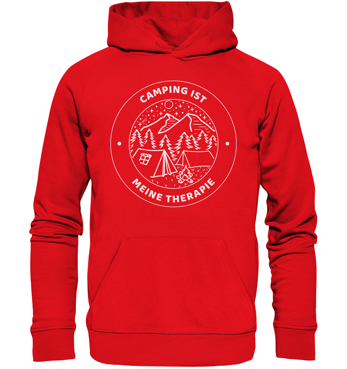 Camping ist meine Therapie | Bio Hoodie Organic