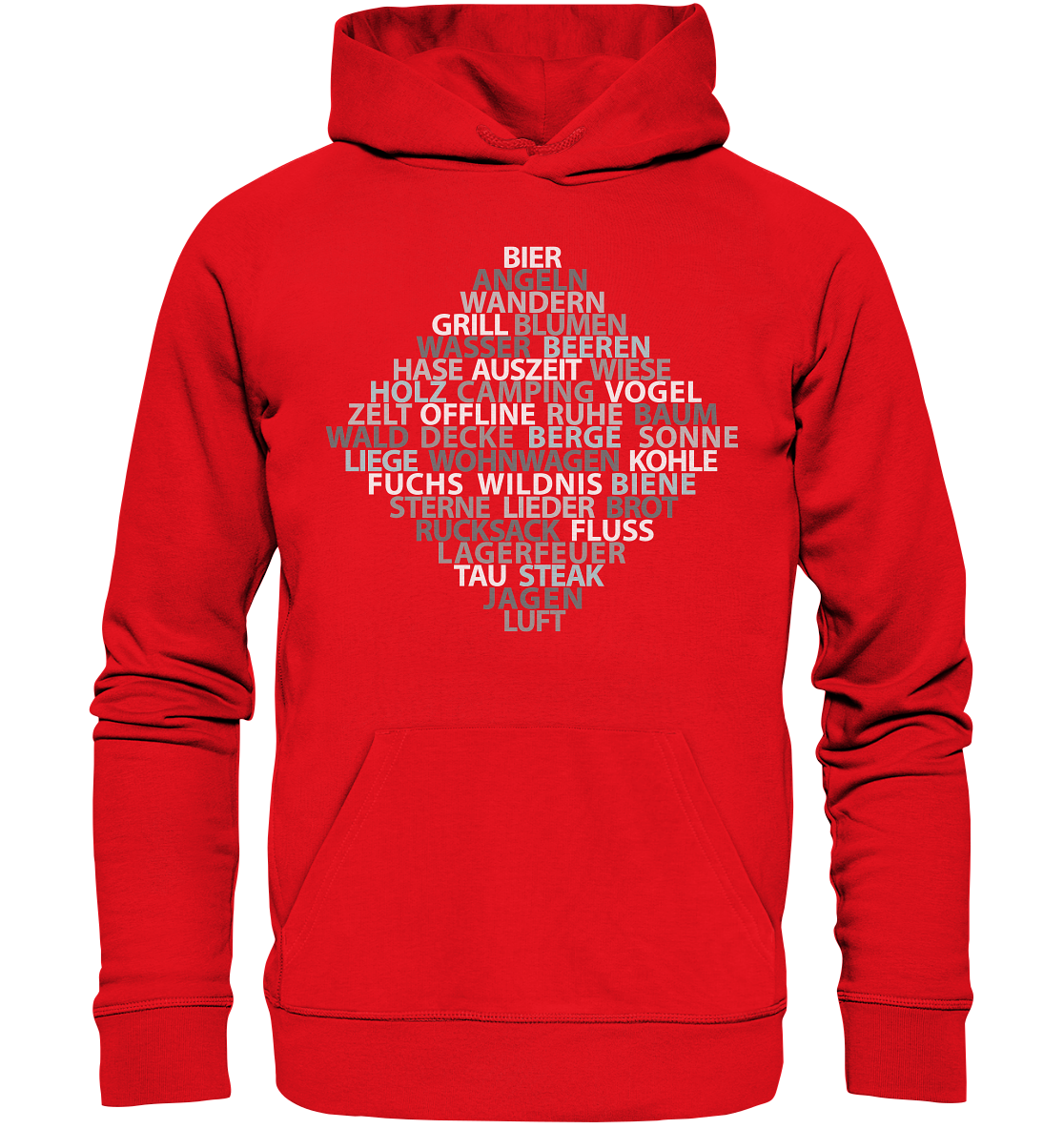 Wortsalat der Natur | Premium Organic Hoodie