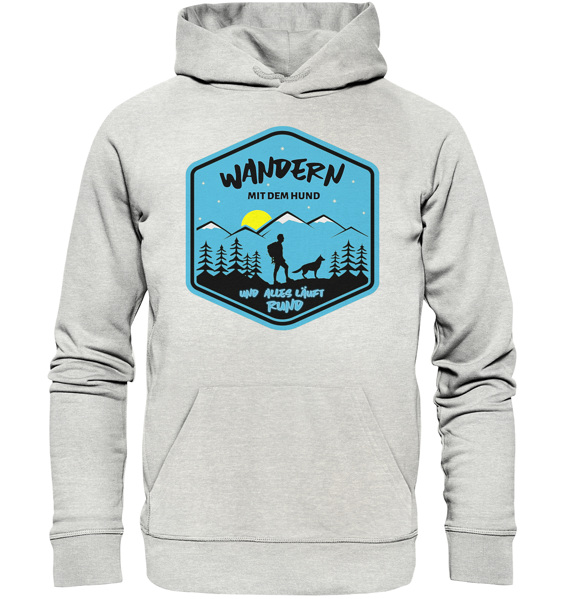 Wandern mit Hund | Organic Hoodie