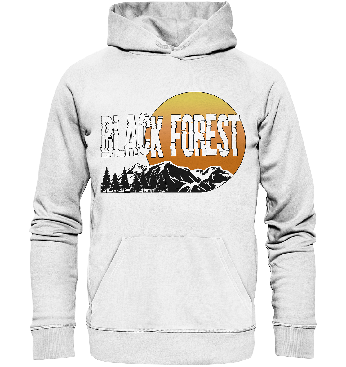 Black Forest Sonnenuntergang | Bio Hoodie Organic