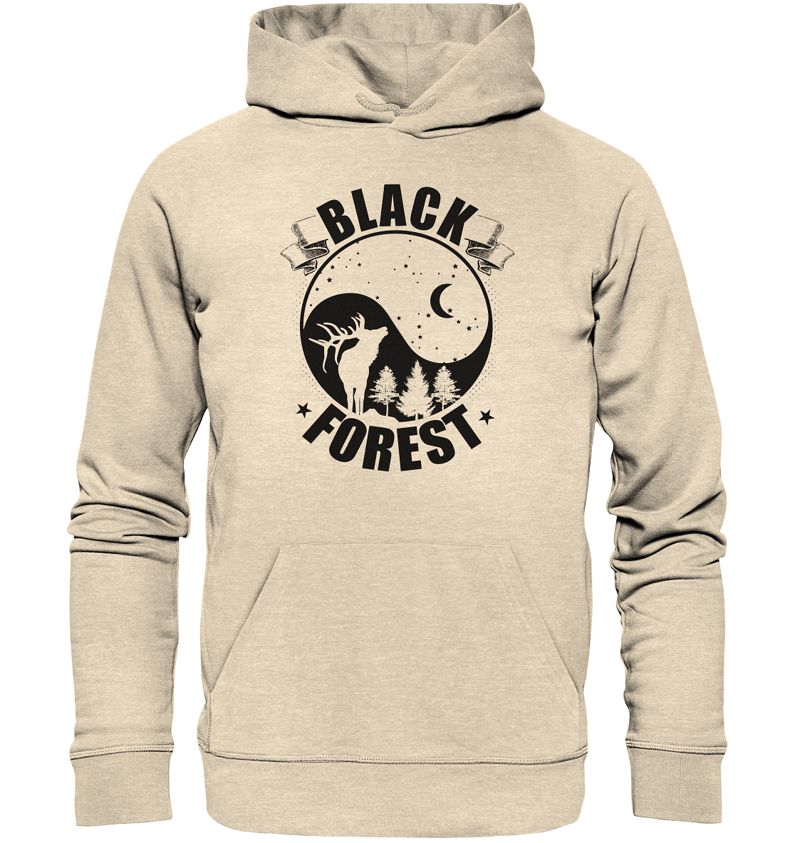 Black Forest Night | Premium Organic Hoodie