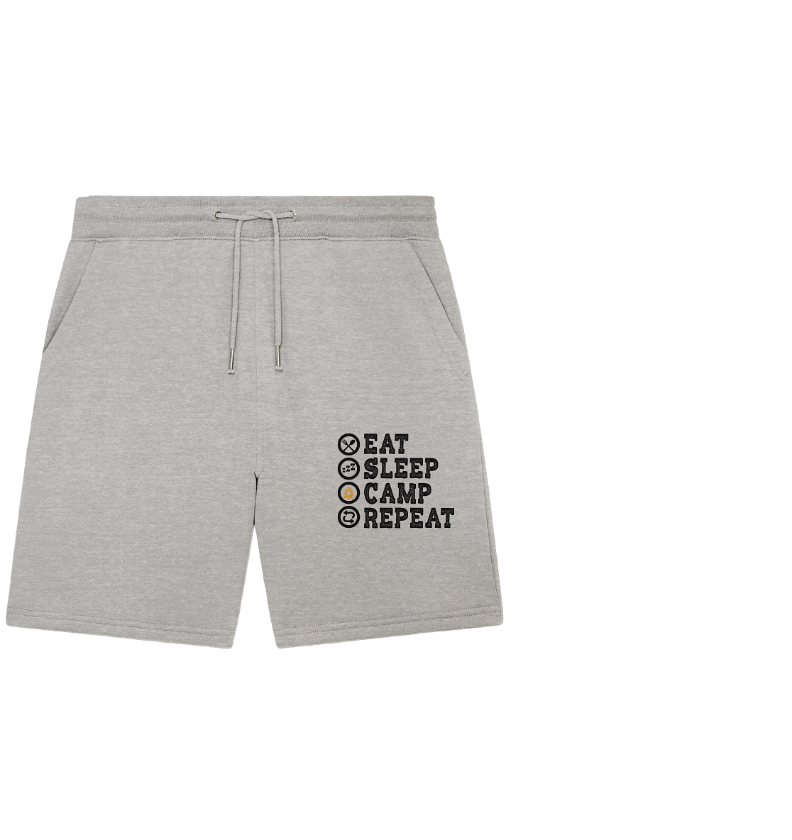 Eat Sleep Camp Repeat | Organic Jogger Shorts