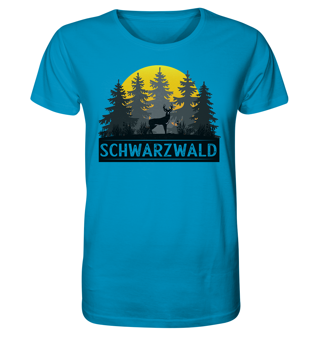 Schwarzwald Sonnenuntergang | Organic T-Shirt