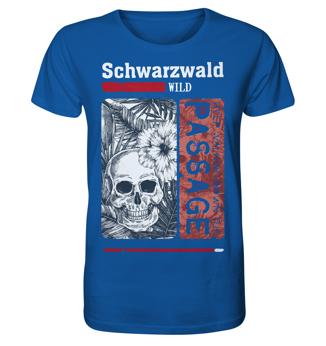 Schwarzwald Wild Passage Skull | Bio T-Shirt Organic