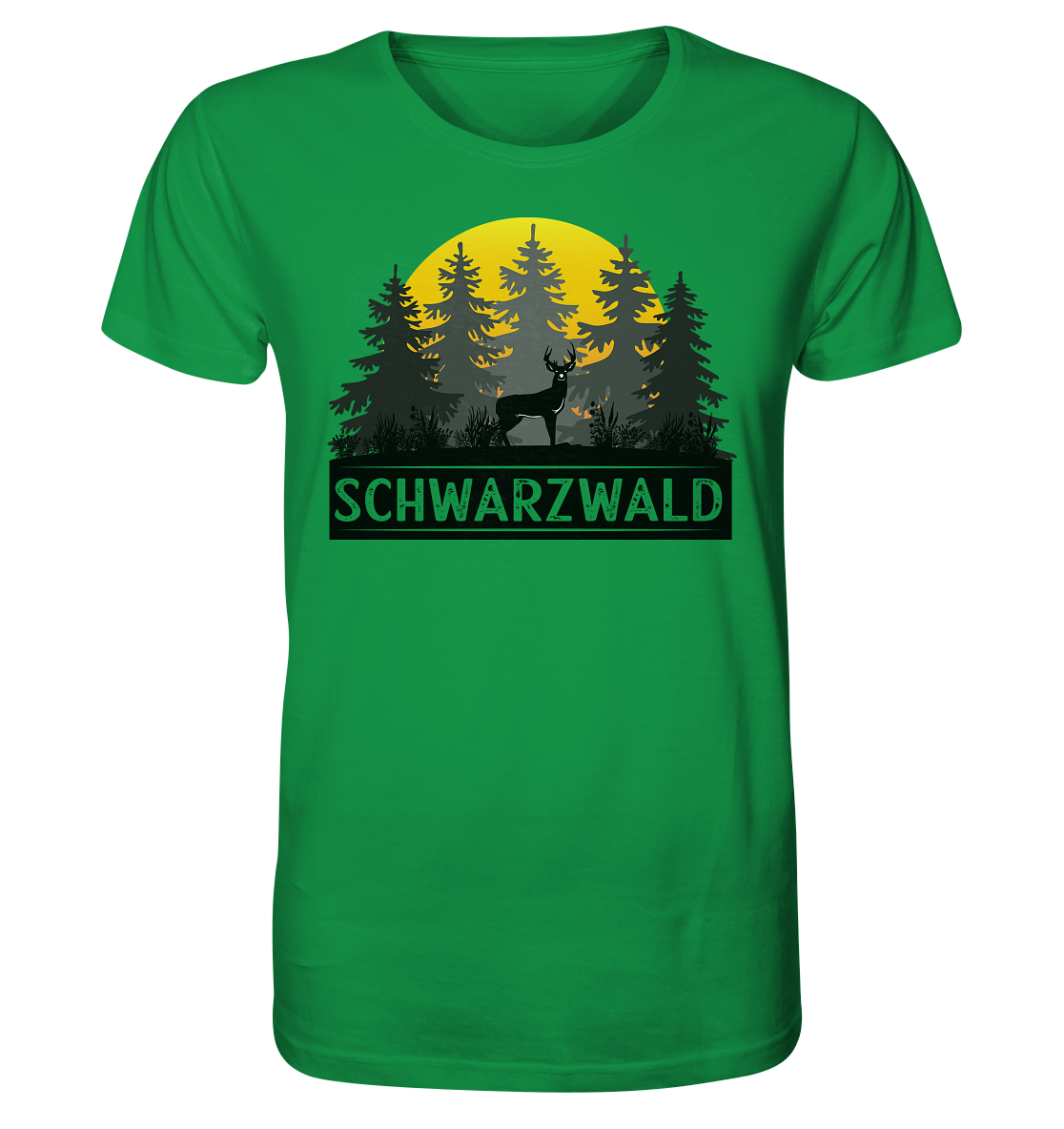 Schwarzwald Sonnenuntergang | Organic T-Shirt
