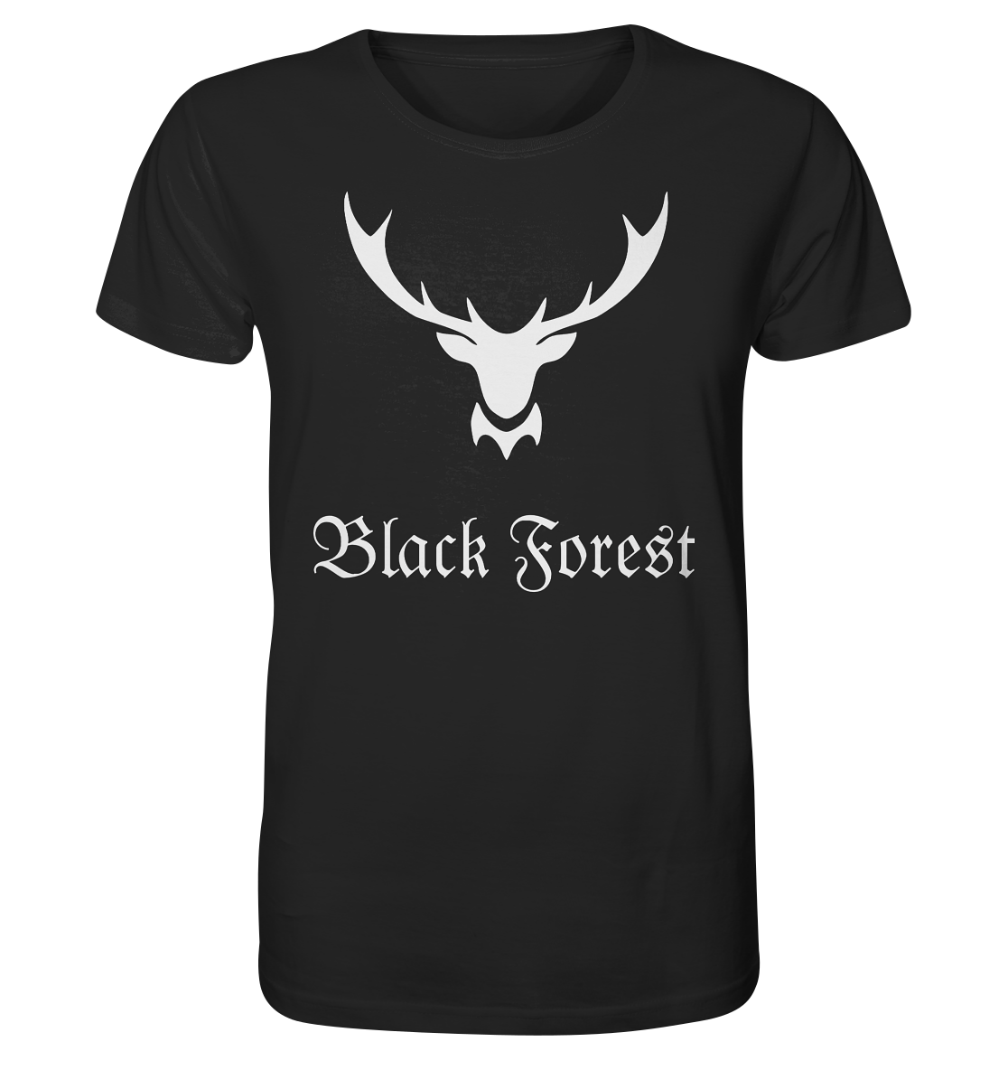 Black Forest Hirschgeweih | Organic T-Shirt