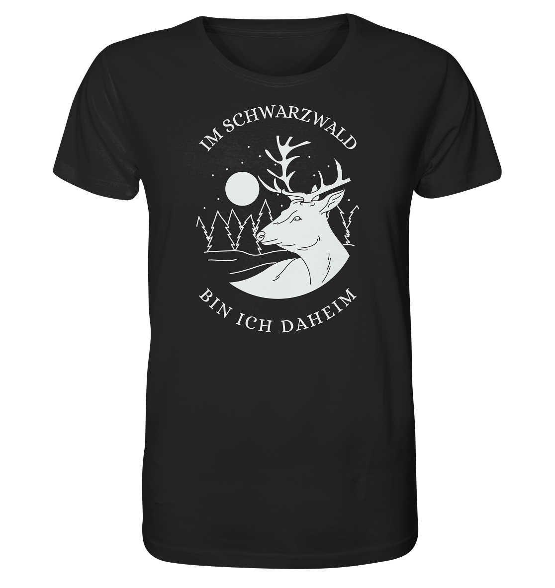 Schwarzwald Hirsch | Organic T-Shirt