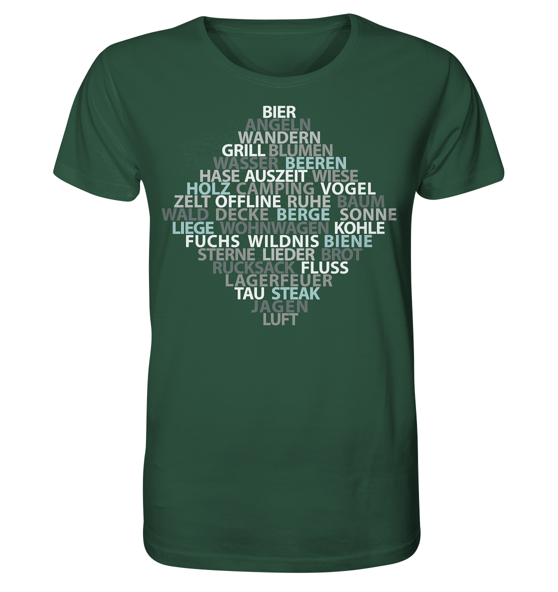 Wortsalat der Natur | Organic T-Shirt